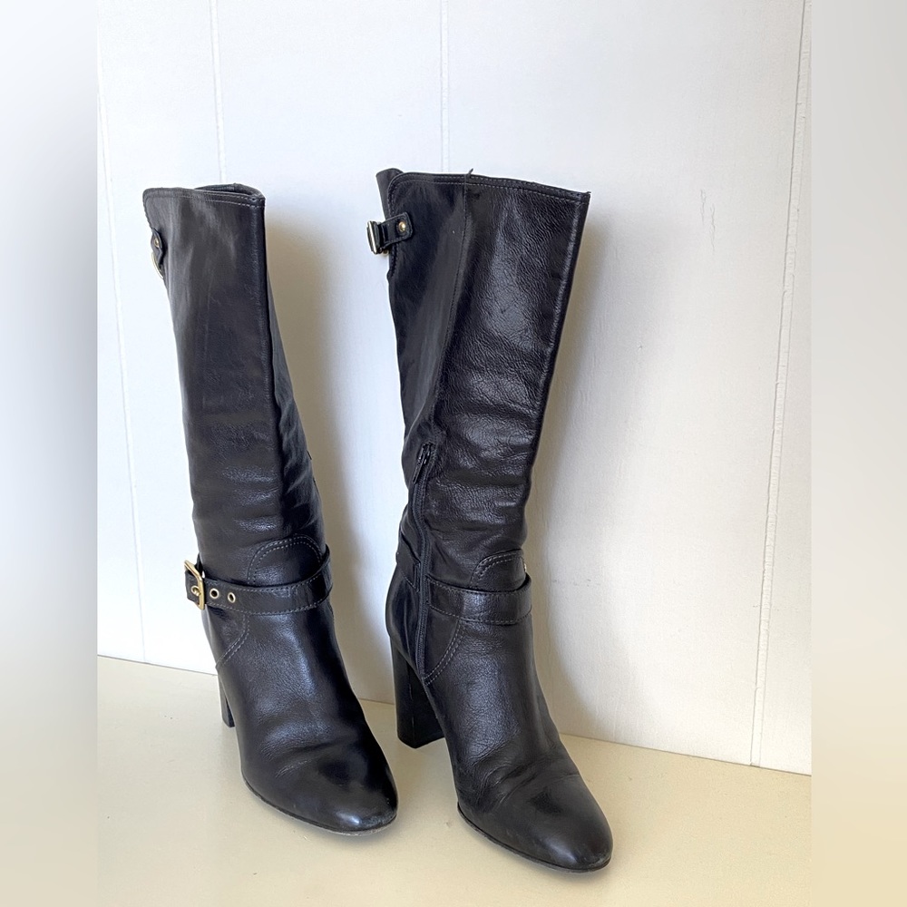 Coach Black Leather Boots sz. 7.5